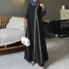Ultra-Soft Super Soft Dresses – Elegant Patchwork Style with 3D Detailing - Image 3