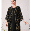 Dreamy Soft Fabric Dresses – Floral Two-Piece Set with Voile & Embroidery - Image 3