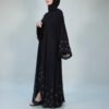 Satin Abaya Open