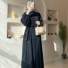 💫 Effortless Allure Women’s Clothing Dress – Long Sleeve Cardigan-Style Solid Color Maxi 8 Women's Clothing Dress