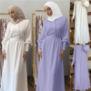 Layered Chiffon Abaya