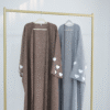 Gorgeous Butterfly Abaya – Embroidered Elegance with Flowing Form - Image 4