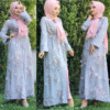 Chic & Cheap Abaya – Printed Swing Style with Flowy Trumpet Sleeves - Image 3