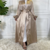 Dazzling Fashionable Abaya – Diamond Detail in Elegant Green 17 Fashionable Abaya