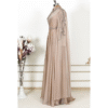 Glamorous Arabic Wedding Dress – Sequin Elegance with High Waist Design - Image 5