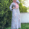 Chic & Cheap Abaya – Printed Swing Style with Flowy Trumpet Sleeves - Image 4