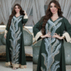 Graceful Style Abaya Dress – Embroidered Design with Belted Elegance - Image 8