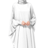 Stunning Hijab Dress – Princess Style in Silky Smooth Elegance - Image 4