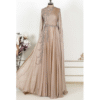Glamorous Arabic Wedding Dress – Sequin Elegance with High Waist Design 10 Arabic Wedding Dress