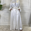 Dazzling Fashionable Abaya – Diamond Detail in Elegant Green - Image 6