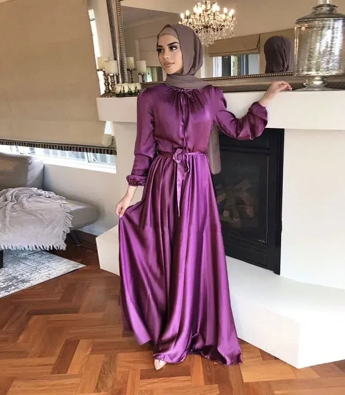 Alternative view of Stunning Abaya USA Online – High-Waist Elegance with Modern Flow