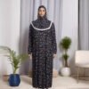 best Hooded Dress, abaya black