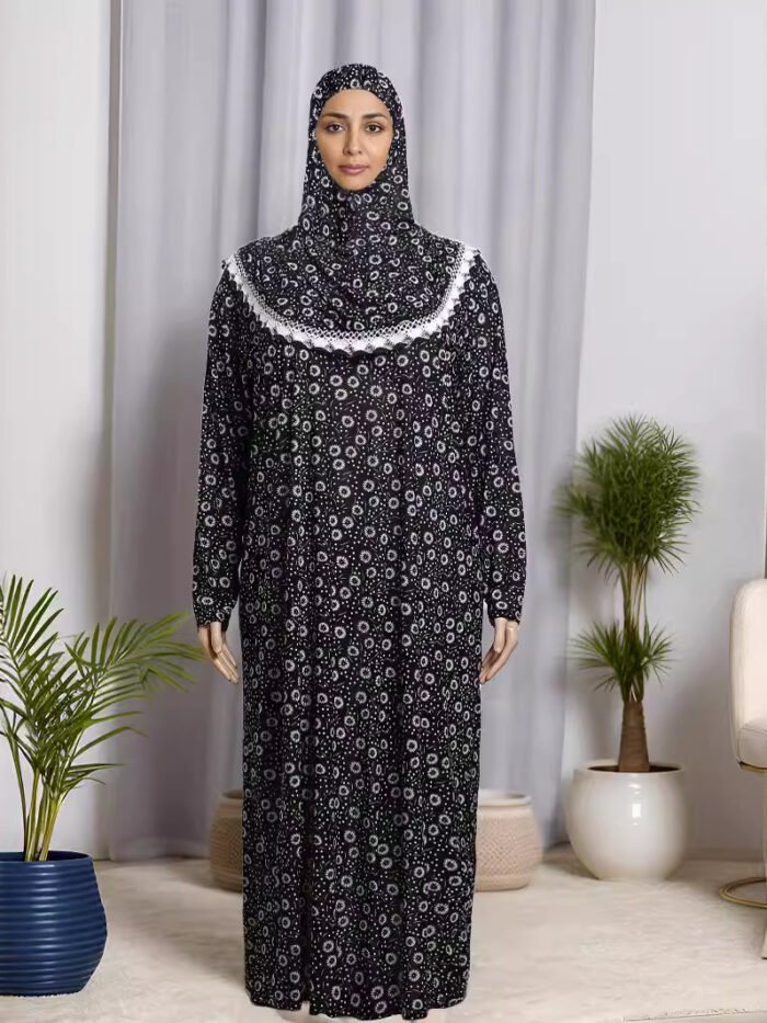 best Hooded Dress, abaya black