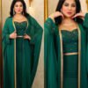 best 2 Piece Set Long Dress Summer Autumn,Traditional African Clothing Fairy Dress, abaya coat style - Image 2