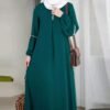 Women's Fashion Long Sleeve closed abaya Dress