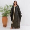 black abaya, Fashion Robe Dress 12 black abaya, Fashion Robe Dress - Image 6
