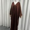 Women's Fashion Satin abaya and kaftan - Image 8