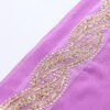 gold scarf, Chiffon sprinkled gold - Image 10
