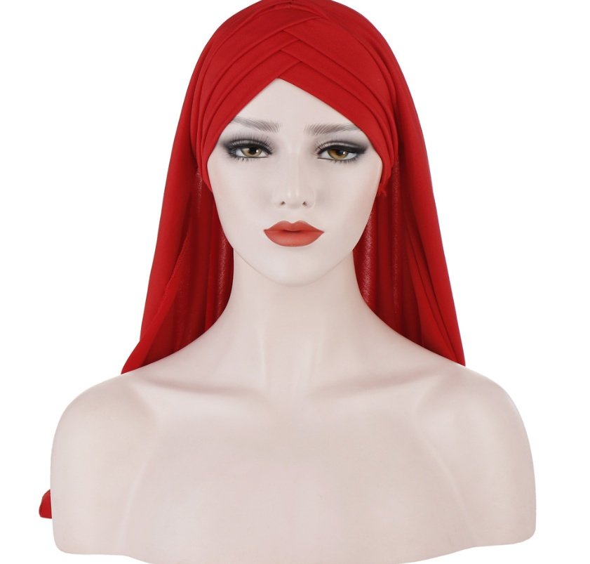 cotton headscarf Fashion Patch Hijab 3 cotton headscarf Fashion Patch Hijab - Image 3