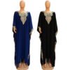 abaya and kaftan, Dress Embroidered Lace  Robe - Image 4