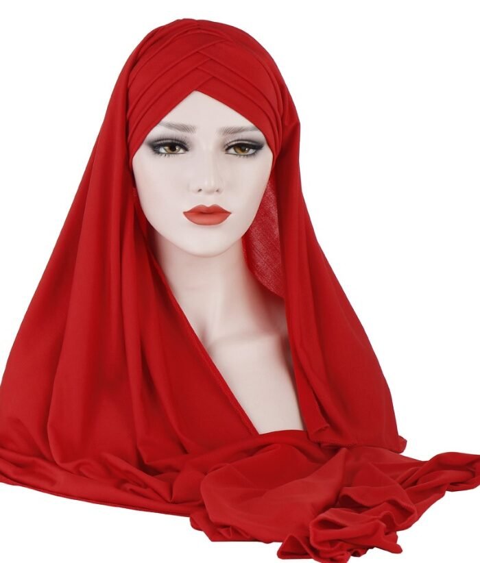 Alternative view of cotton headscarf Fashion Patch Hijab