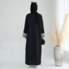abaya black, Fashion Stitching Series Elegant Dress - Image 5