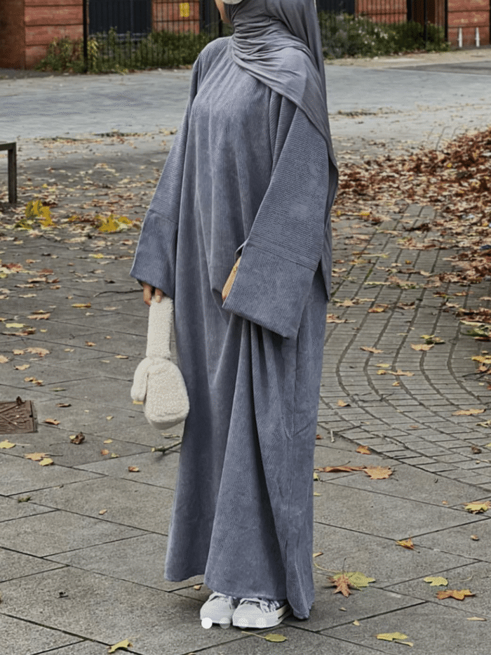 Winter abaya fashion