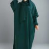 eid abaya, Women's Fashion Solid Color Robe Dress - Image 4