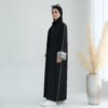 abaya black, Fashion Stitching Series Elegant Dress - Image 4