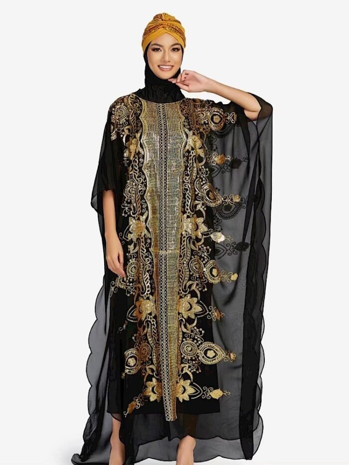 Alternative view of Breathable Cotton Abaya for Summer – Lightweight & Modest in Vibrant Colors