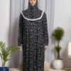 best Hooded Dress, abaya black - Image 9