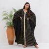 black abaya, Fashion Robe Dress 11 black abaya, Fashion Robe Dress - Image 5