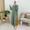 Women's Fashion Robe Casual Long closed abaya Dress - Image 2