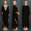 abaya and kaftan, Dress Embroidered Lace  Robe - Image 7