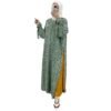 Women's Fashion Robe Casual Long closed abaya Dress - Image 3