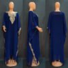 abaya and kaftan, Dress Embroidered Lace  Robe - Image 6