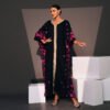 Exclusive Abaya Clothes Dubai – Lightweight Summer Black Abaya - Image 2