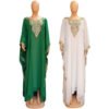 abaya and kaftan, Dress Embroidered Lace  Robe - Image 3