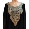 abaya and kaftan, Dress Embroidered Lace  Robe - Image 8