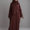 eid abaya, Women's Fashion Solid Color Robe Dress - Image 3
