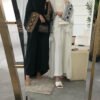 abaya eid, Embroidered Fashion Robe - Image 8