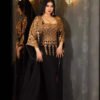Stunning Golden Dress – Embossed Lace Two-Piece Set for Show-Stopping Style 18 Golden Dress