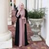 closed fashion abaya, 2-piece Set Dress - Image 5