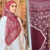 Malay Headscarf Tencel Cotton Square Scarf Pattern Headscarf - Image 3