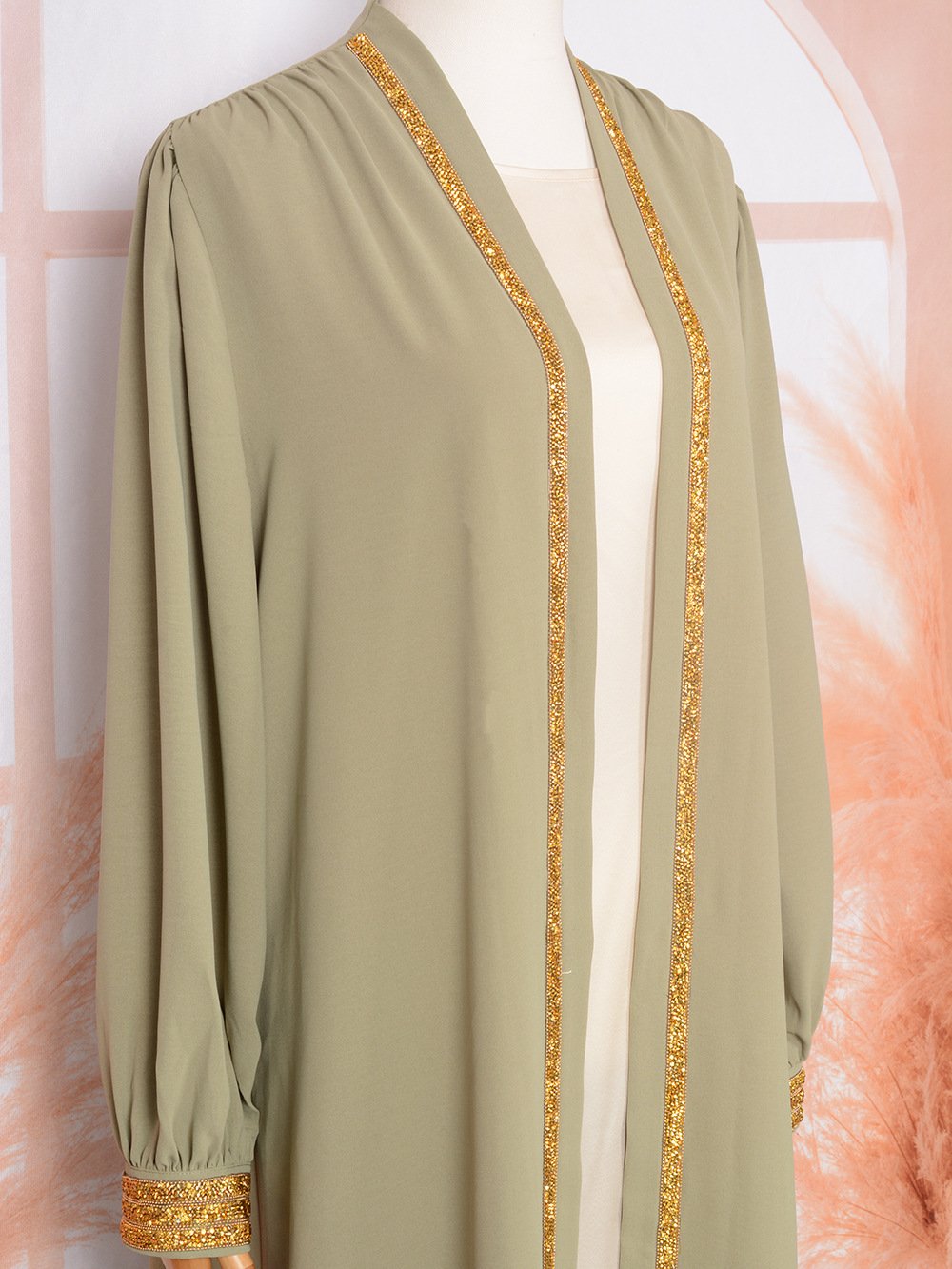 Luxurious Open Abaya Fashion – Elegant & Timeless Modesty 10 Luxurious Open Abaya Fashion – Elegant & Timeless Modesty - Image 10