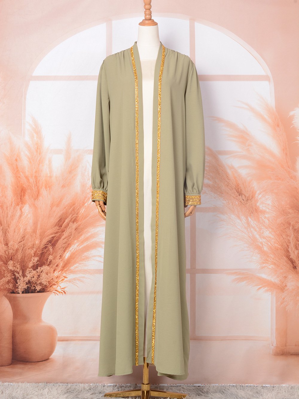 Luxurious Open Abaya Fashion – Elegant & Timeless Modesty 6 Luxurious Open Abaya Fashion – Elegant & Timeless Modesty - Image 6