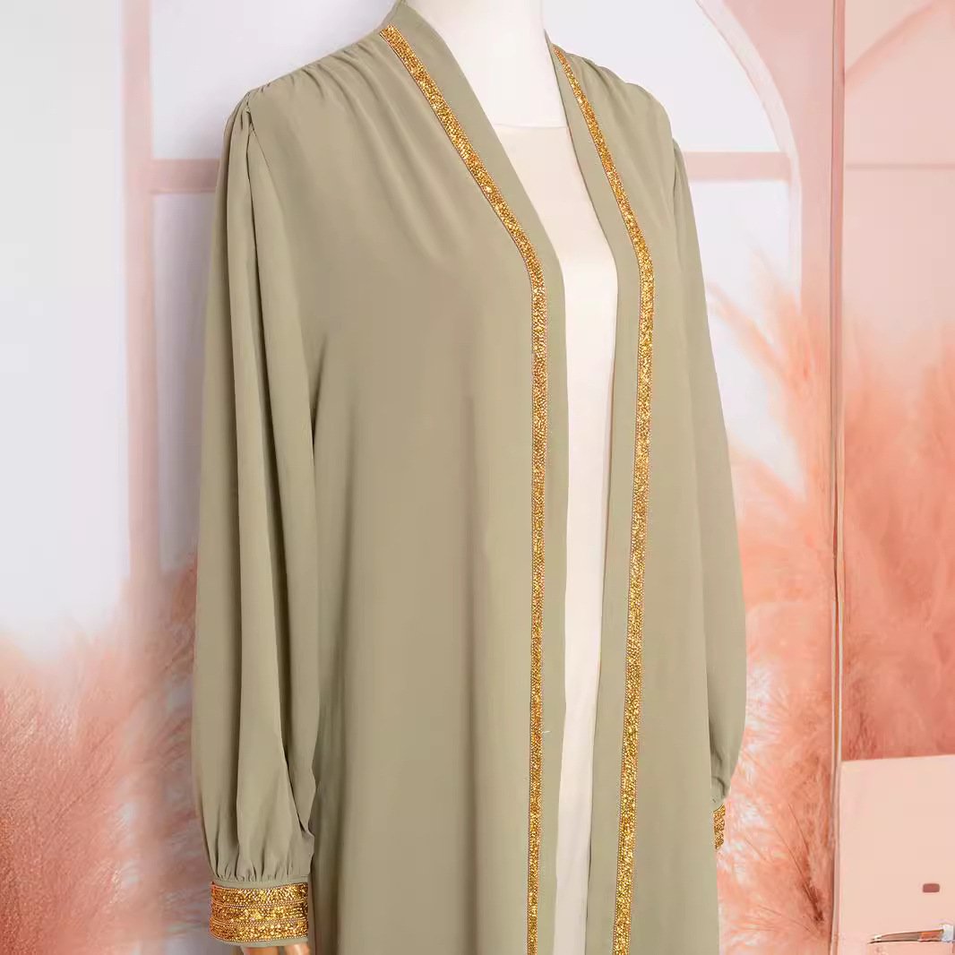Luxurious Open Abaya Fashion – Elegant & Timeless Modesty 2 Luxurious Open Abaya Fashion – Elegant & Timeless Modesty - Image 2