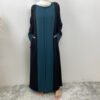 closed fashion abaya, 2-piece Set Dress - Image 6