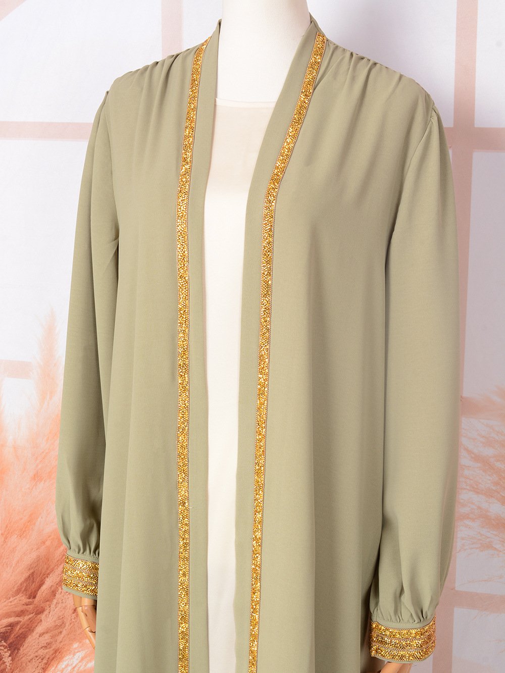 Luxurious Open Abaya Fashion – Elegant & Timeless Modesty 9 Luxurious Open Abaya Fashion – Elegant & Timeless Modesty - Image 9