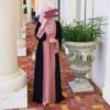 closed fashion abaya, 2-piece Set Dress - Image 3